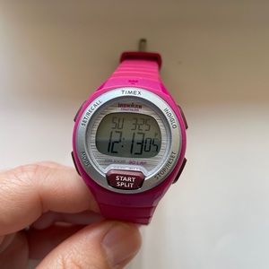 TIMEX IRONMAN OCEANSIDE PINK Ruber Band. Indiglo, Watch T5K761